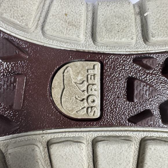 Ladies Sorel Cozy Short Waterproof Booties 40.5/9.5 Red Suede Pull On Boots - Picture 7 of 8